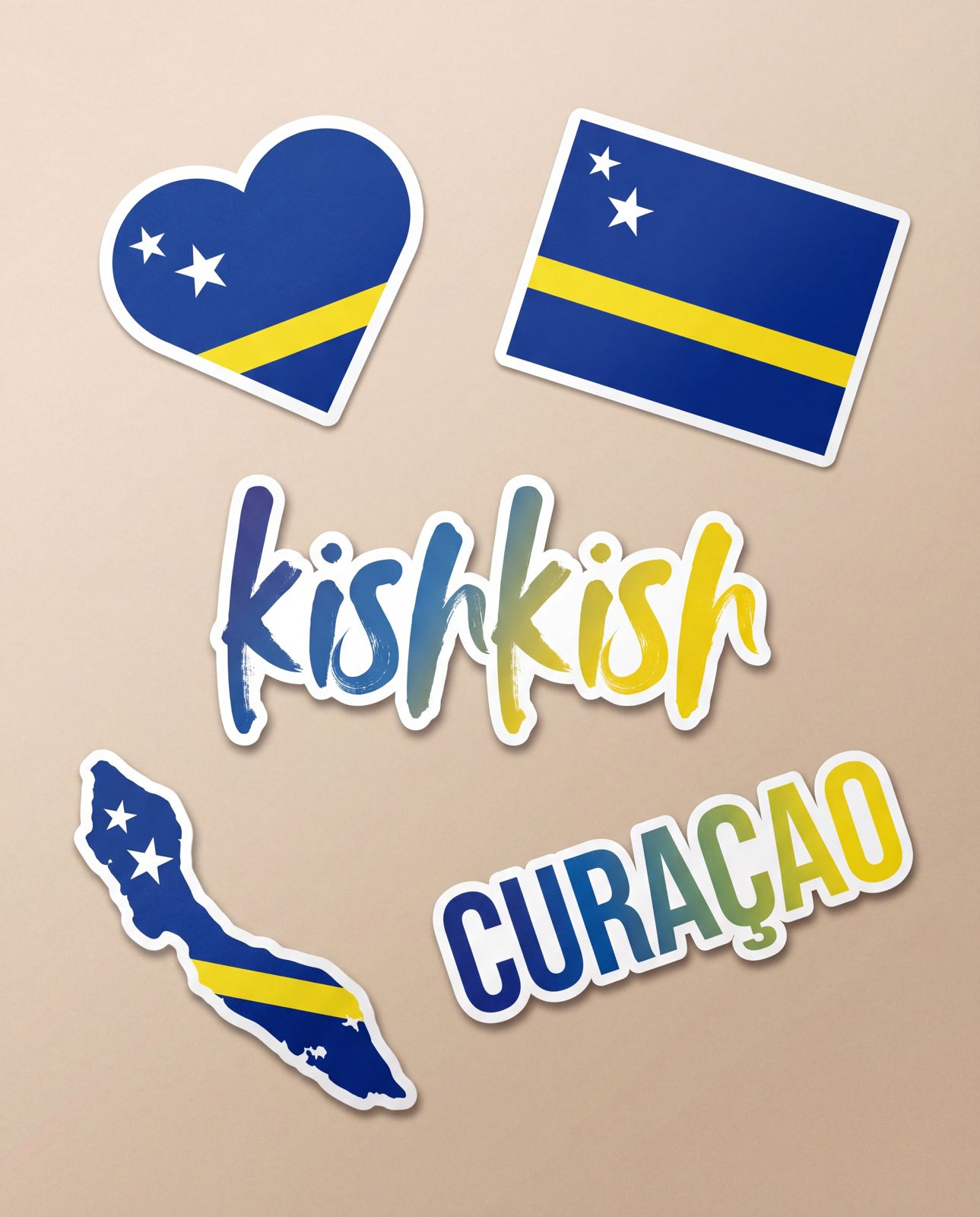 Mi Kurason Ta Blou Water-Based 5 pcs Tattoo Pack