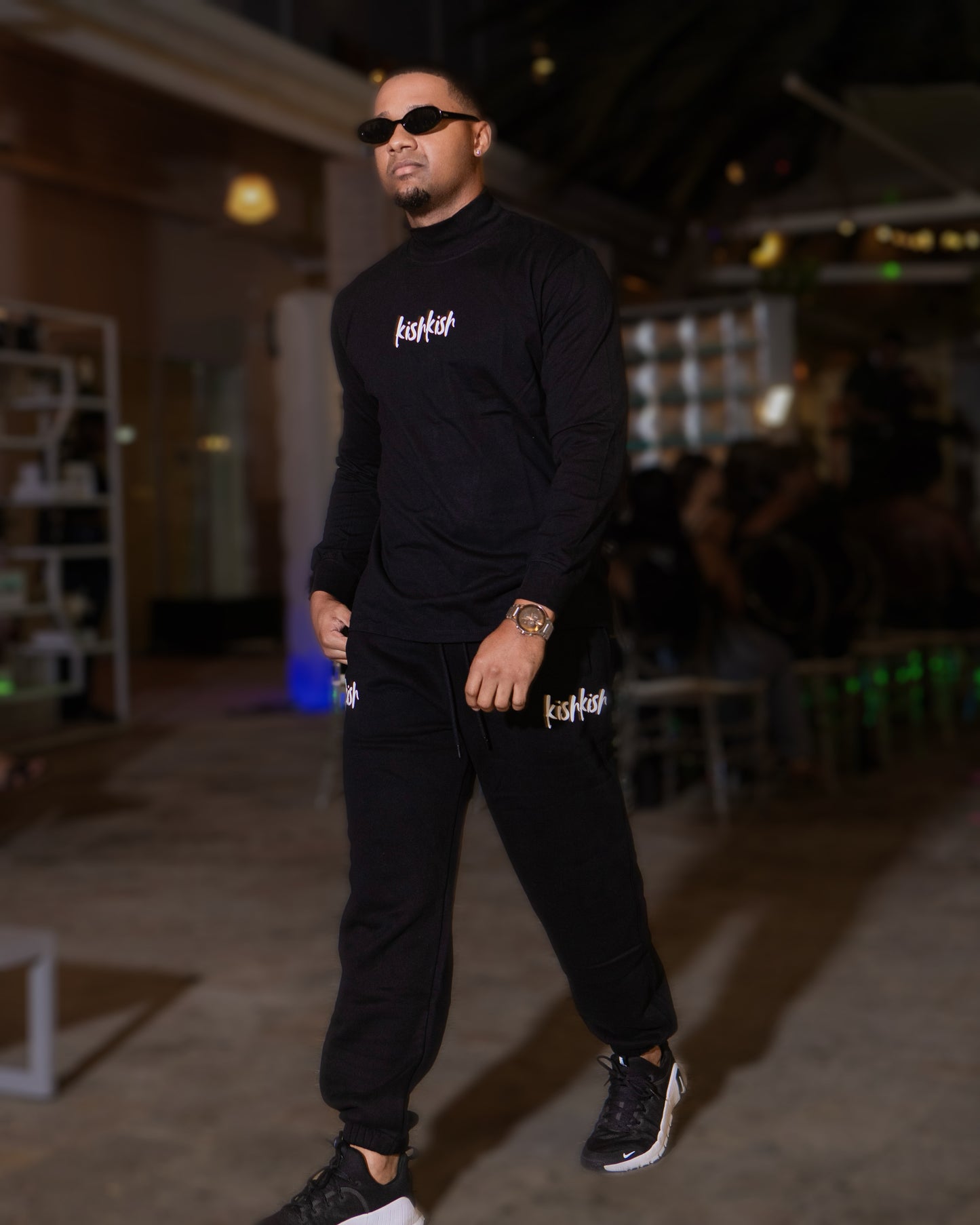 Black Cupid Sweatpants