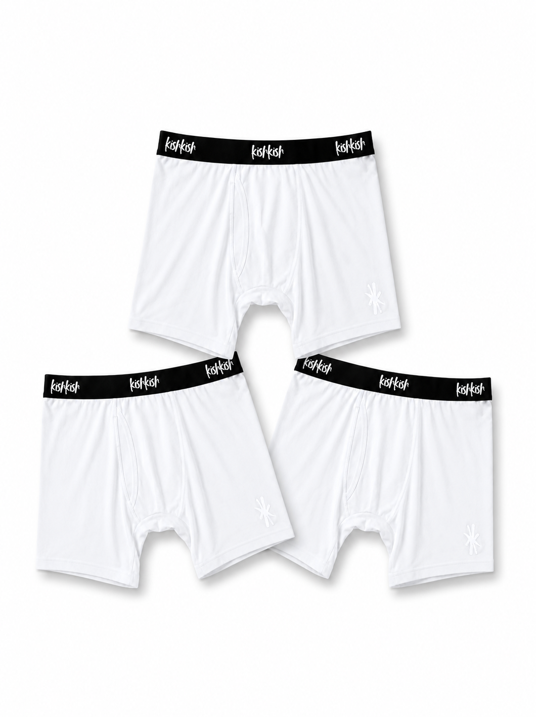 White ProStretch Boxer Briefs - 3 Pack