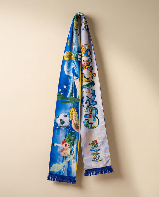 Mi Kurason Ta Blou Scarf